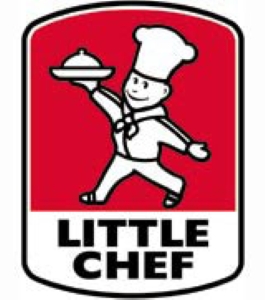 Little Chef logo (he’s not a child)